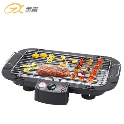 China BG-01 2000W Adjustable Height Easily Cleaned Smokeless Electric BBQ Grill Adjustable Size BBQ Grill for sale