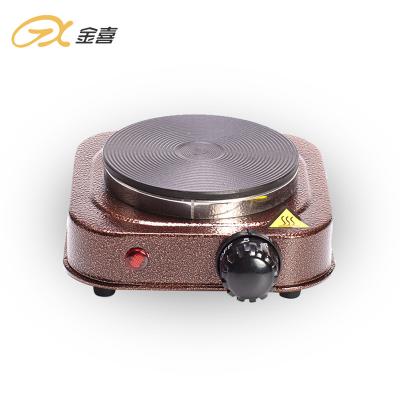 China Kitchen Appliances Mini Portable 500W Outdoor Simple Hot Dish Solid Electric Stove for sale