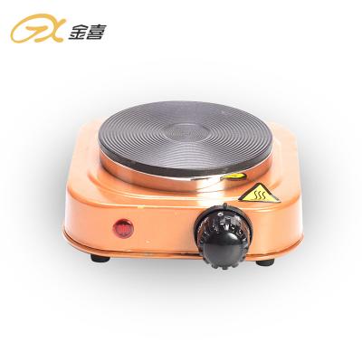 China Hot Sale Metal Housing Mini Portable Table 500w Outdoor Hot Plate Electric Stove for sale