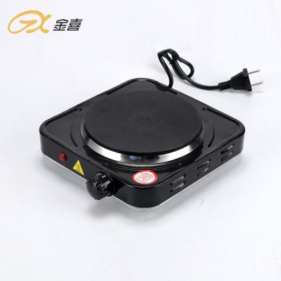 China Outdoor Hot Sale Metal Housing High Performance 1000w Single Plate Type Mini Electric Stove for sale