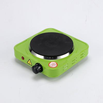 China Safety Mini Portable 1000w Semi Automatic Single Burner Outdoor Hot Selling Electric Hot Plate for sale