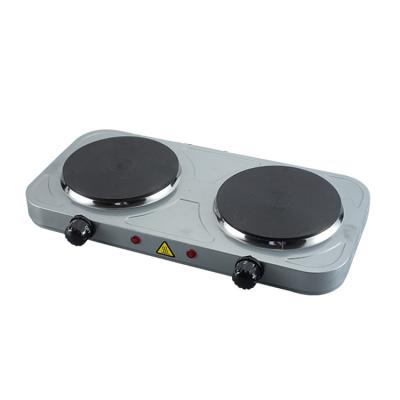 China Factory Price 2kw 2 Burner Hot Plate Outdoor Electric Kitchen Appliance for sale