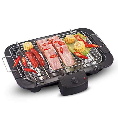 China Hot Selling Adjustable Height Easily Cleaned Electric Smokeless Grill With Swith Height Adjustable for sale