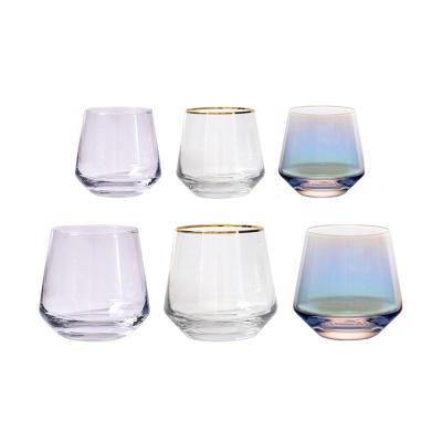 China Customized Hand Service Crystal Glass Matte Whiskey Cup Classic Blown With High Quality Wine Glasses for sale