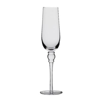 China Round High Quality Crystal Champagne Glass And High Grade Lead Free Luxurious Champagne Glasses Creative for sale