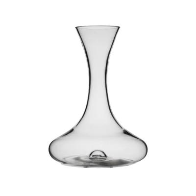 China Minimalist Transparent Unbreakable Lead-Free Crystal Supports Customized High Quality Customized Protruding Bottom Round Wine Decanter for sale