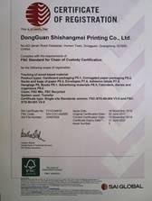 FSC - Dongguan Shishangmei Printing Co., Ltd.