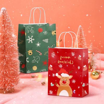 China High Quality Luxury Packaging Bags Party Paper Materials Recycled Cartoon Design Christmas Gift Wrapping Paper Custom Paper Bags for sale