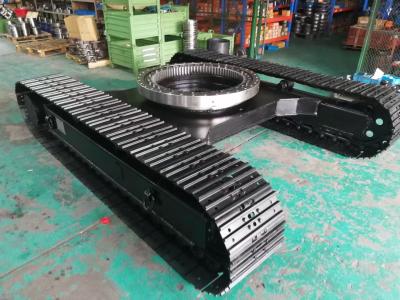 China custom built 15 TON steel track undercarriage with Xtype cross member for sale