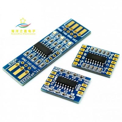 China RS232 standard SP3232 TTL RS232 to RS232 module to serial port module gold TTL drop board flashing line for sale