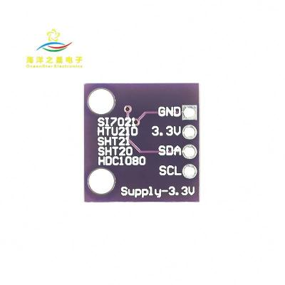 China Digital GY-213V-HDC1080 HDC1080 Si7021 SHT20 HTU21D Precision of HDC1080 Si7021 SHT20 HTU21D Temperature and High Humidity Sensor I2C Module for sale