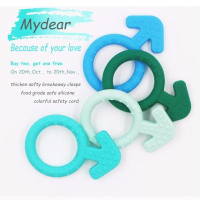 China 2020 New Design Eco-friendly Fashion MOM BPA Free Soft Silicone Teething Toys Set For Boys And Girls Baby Silicone Teether for sale