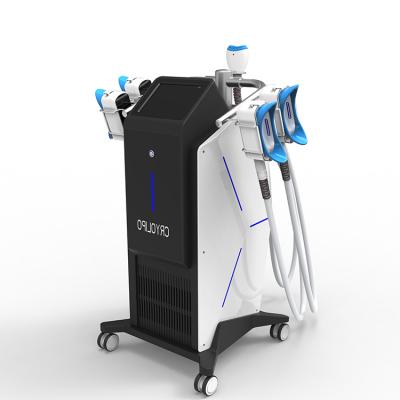 China Weight Loss 5 Handles Crio Lipolysis Heat Shock Zsculpt 360 Cryotherapy Cryo Cooling Machine for sale