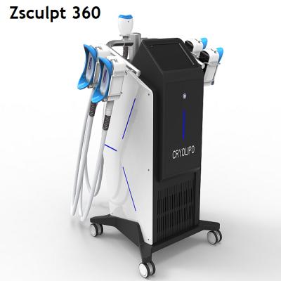 China Fat Weight Loss Zsculpt Cryo Heat Shock 360 Cryo Equipment Hot Selling Freezing Diet Machine with 5 Cryo Handles for sale