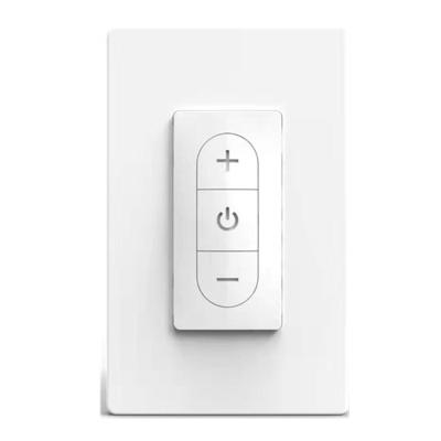 China 2021 USA Standard LED Light Bulbs Touch Screen Tuya Smart WiFi Switch Rheostat Smart Button Switch Dimming Switch for sale