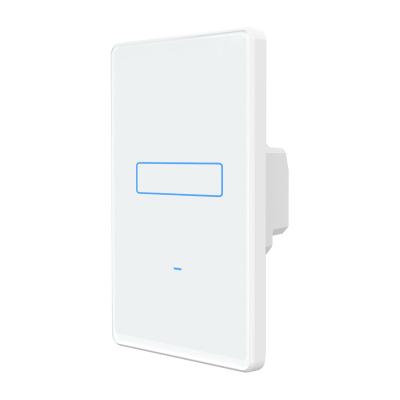 China Touch Screen Switch Tuya Smart App US Wall WIFI Remote Switch Au 1gang Smart Switch WIFI Crystal Glass Wireless Light for sale