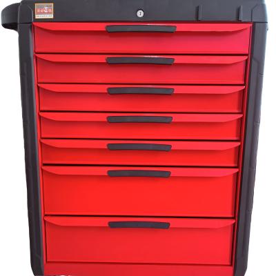 China Hot Cold Sheet Metal Products China OEM Factory Price Produce Seven Tier Heavy Duty Drawer Tool Cabinet Car/Garage Lockers for sale