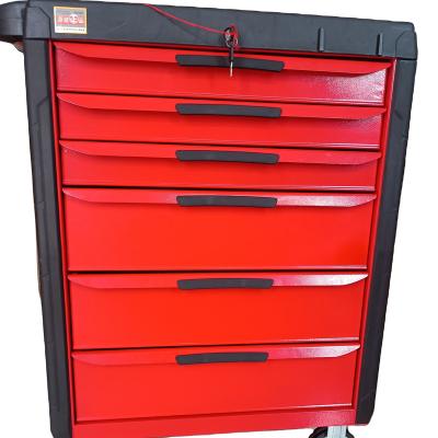 China China Cold Sheets Produce 6 Layers Drawer Tool Cart Weighed Movable Rolling Tool Cabinet for sale