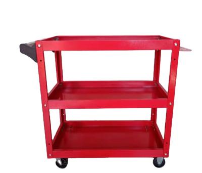 China Chinese Factory Three-Layer Multi-Function Mobile Storage Trolley/Handy Tool Tool Cart Cold Sheets OEM Price for sale