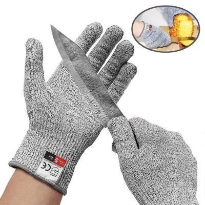 China Kitchen HPPE Food Grade 13 Gauge Cut Resistant Gloves Level 5 Anti Cut Gloves For Kitchen for sale