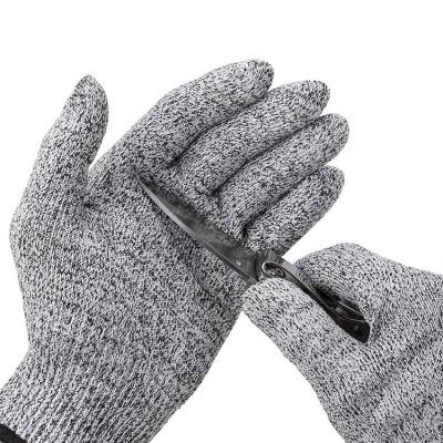 China EN388 Kitchen Level 5 Safety Protection Anti-Cut Level 5 HPPE Cut Resistant Gloves For Kitchen And Work for sale