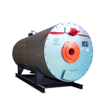 China Horizontal Heavy Oil Light Petroleum Natural Gas Steam Boiler WNS0.7t Diesel Gas Fired Factory Use for sale