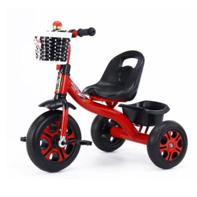 China Double children's tricycle High quality  Factory sales baby tricycle children tricycle toy metal child tricycle children bicycle ride on bike toy for sale