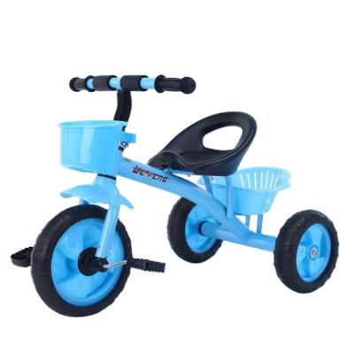 China Double children's tricycle Manufacturer Wholesale  Baby Simple Pedal Tricycle Baby Stroller Tricycle Bike Kids 3 Wheel Toys Tricycles Kids Cheap For 1-6 Ye for sale