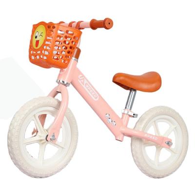 China Metal 12 inch children mini kids balance bike carbon two-wheeled Baby Foot Kick Scooter for boy and girl bike for sale