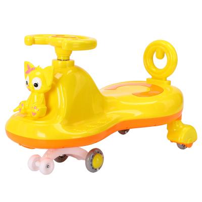 China Plastic Factory price children balance car recycle pp manpower plastic kids wiggle car baby twist car for sale