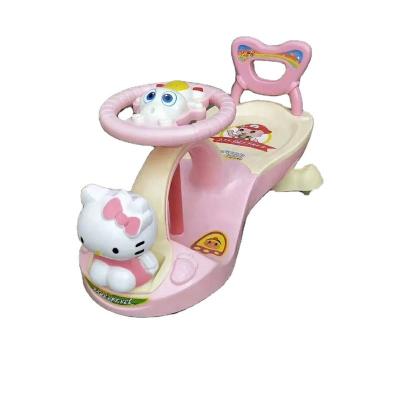 China Plastic New design Popular children Animal cartoon character ride on toys music Kids Swing Car for sale