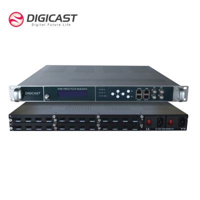 China Headend of ISDBT HD AV to RF Converter HDM I to 16 ISDB-T Encoder Modulator HD to RF Modulator CATV DMB-9581E Plus for sale