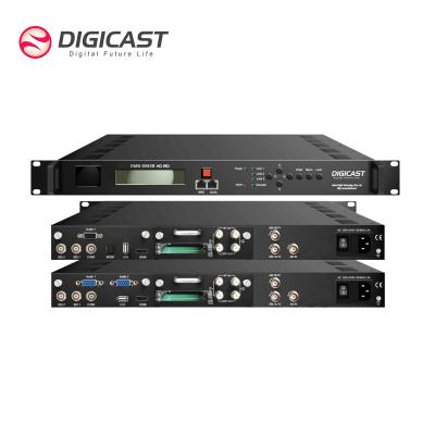 China Any Digital TV Head-end Systems DIGICAST Digital H264 MPEG-2 TV Tuner to HD SDI Video IRD DVB S2X RF to AV Converter for sale