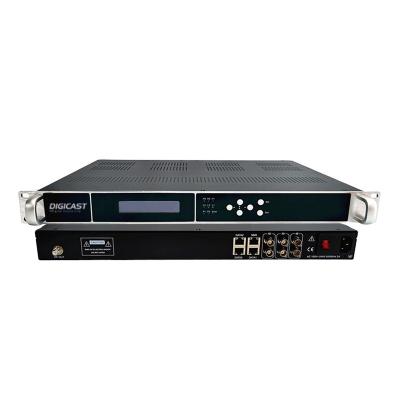 China PID Remapping & DMB-24E Modulator Digital TV Broadcasts DVB-C QAM Modulator Filtering IP To RF CATV Modulator for sale