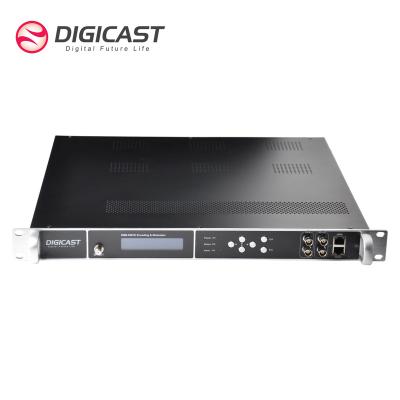 China Digital TV Headend Equipment H264 MPEG4 8 Channels UDPMulticast HD MI Encoder SPTS MPTS Multiplexing ASI Encoder DMB-9581E for sale