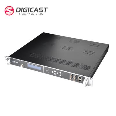 China Digital Cable TV HD IPTV Modulator 24 Channels MPEG4 IP QAM Digital RF Satellite Modulator DMB-9581E for sale