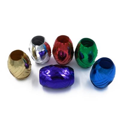 China Wholesale 10m Metallic Balloon Mini Plastic Gift Wrap Curling Ribbon Color Metallic Ribbon Roll for sale