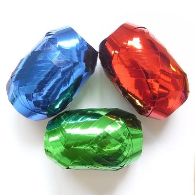 China 10MM Mini Curling Ribbon Roll Metallic Color Balloon Plastic Gift Wrap for sale