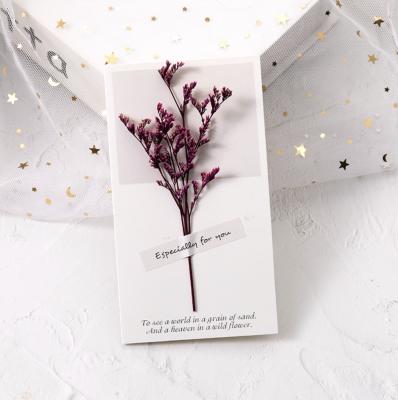 China Waterproof Teachers Day Birthday Eternal Life Flowers Thanksgiving Mid-Autumn Festival Valentine's Day Flower Cards True for sale