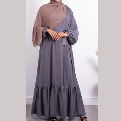 China Abaya Long Sleeve Robe Women Robe Corset Robe Satin Islamic Arab Elegant Soft Muslim Muslim Dubai Long Sleeve Abaya Dress for sale