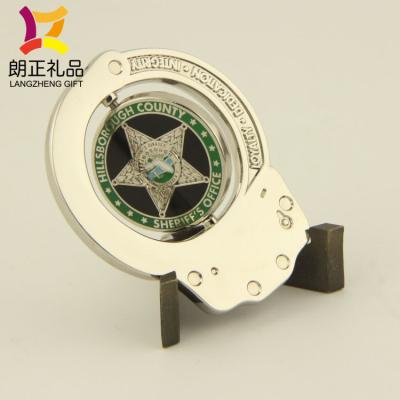 China High Quality Custom Europe Spin Challenge Coins For Military for sale