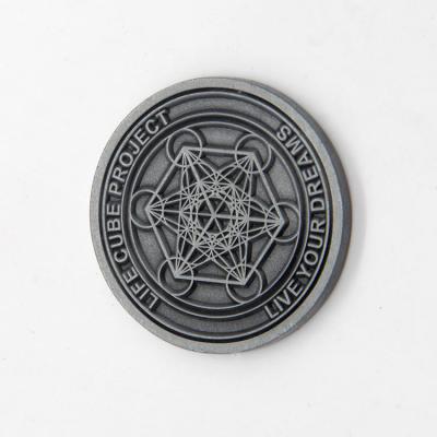 China China Standard Custom Enterprise Life Club Project Challenge Coin for sale