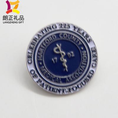 China China Custom 3d Logo Metal Lapel Pins Badge for sale