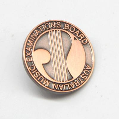 China custom antique 3D copper plating enamel lapel pins for sale