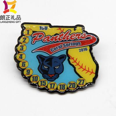 China Custom Made China Logo Baseball Trading Pins for sale