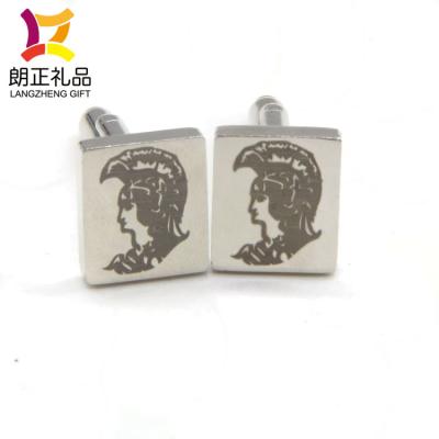 China Europe excellent quality custom made round club metal swimming cufflinks for sale