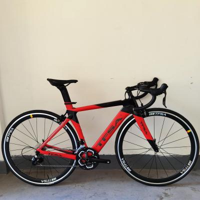 China ultralight carbon fiber kafeidi carbon fiber frame road bike with inner V brake for sale