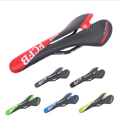 China Light weight carbon fiber saddle 7*9 seat pad full carbon movement FCFB 3K fiber mountain bike road bike for sale