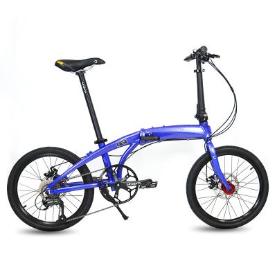 China KOSDA 20 Inch 6061 Aluminum Alloy Pearin Flower Drum MINNI9 Speed ​​Folding Bike Road Bike Super Light Mountain Bike for sale