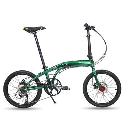 China KOSDA 20 Inch 6061 Aluminum Alloy Pearin Flower Drum MINNI9 Speed ​​Folding Bike Road Bike Super Light Mountain Bike for sale